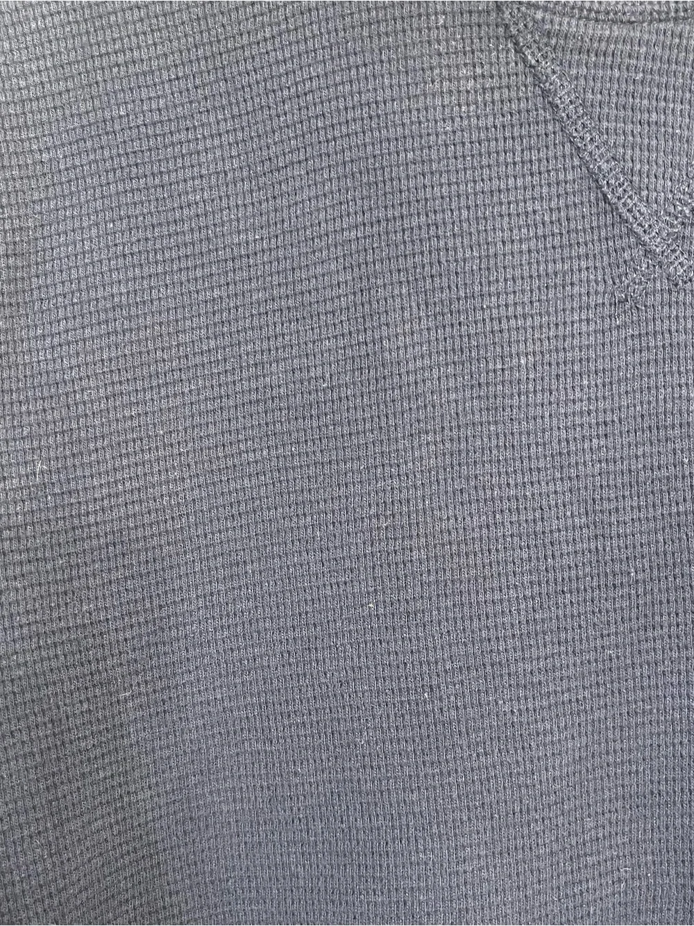J Crew Thermal Waffle Knit Navy Long Sleeve Tee XL